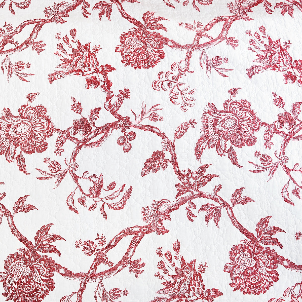 Arcadia Quilt Set Full/Queen Red — alternate view 3