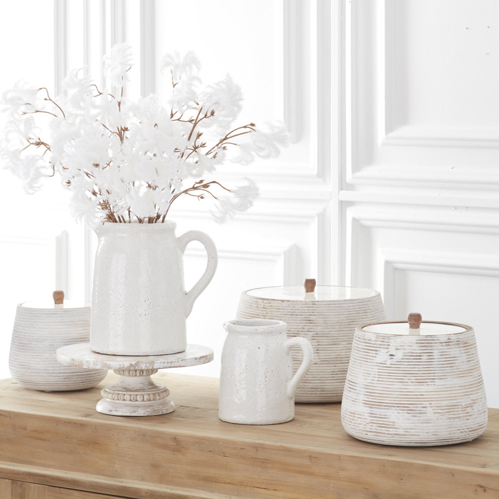 Cream Flocked Clematis — alternate view 2