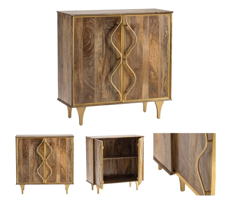 Wentworth 2 Door Mango Wood Cabinet — alternate view 2