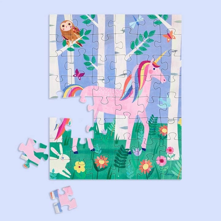 Unicorn Forest 48 Piece Puzzle Snax — alternate view 2