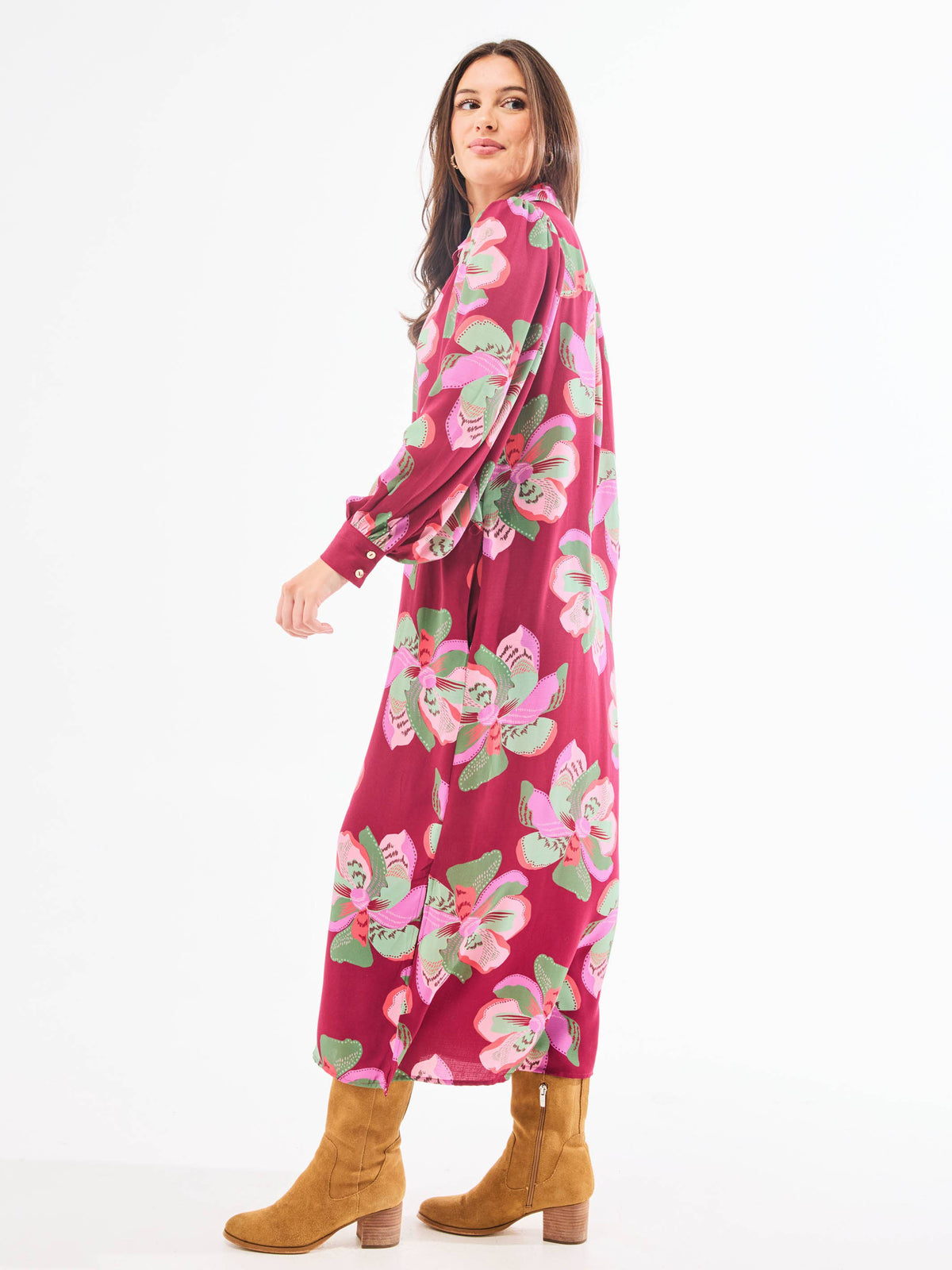 Ava Dress | Center Stage Plum — alternate view 5