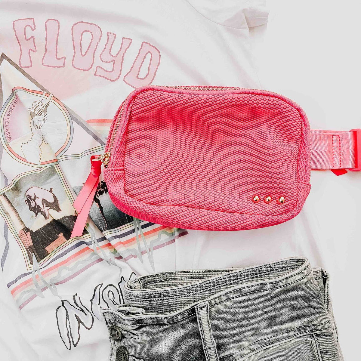 Brooklyn Bum Bag - Pink — alternate view 3