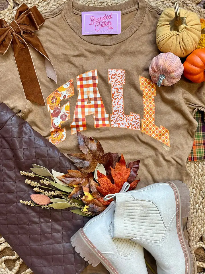 Fall Patchwork Tee