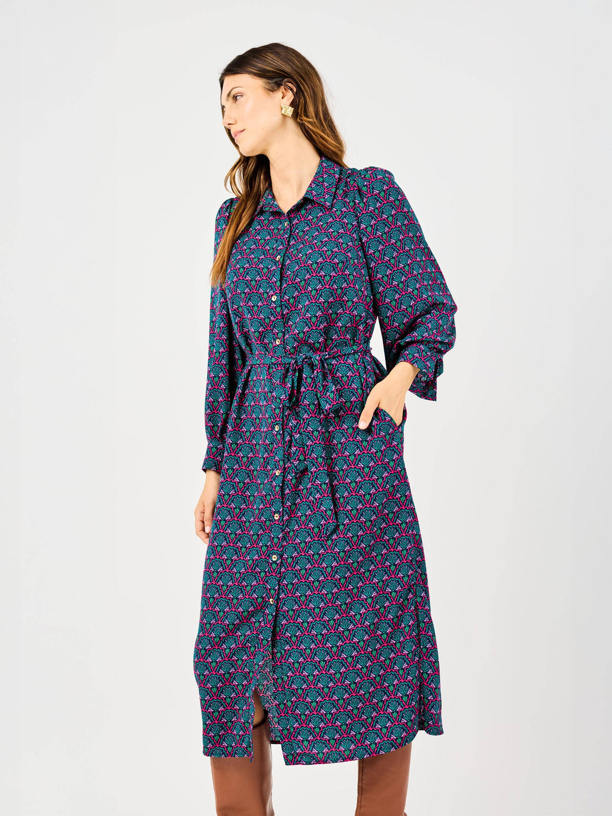 Ava Dress | Second Glance  Pink