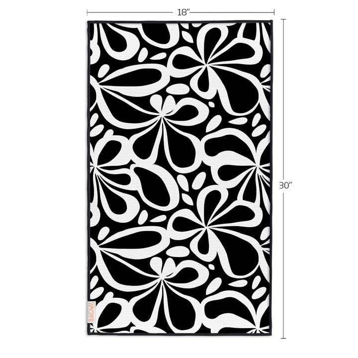 Mod Floral Microfiber Kitchen Towel — alternate view 3