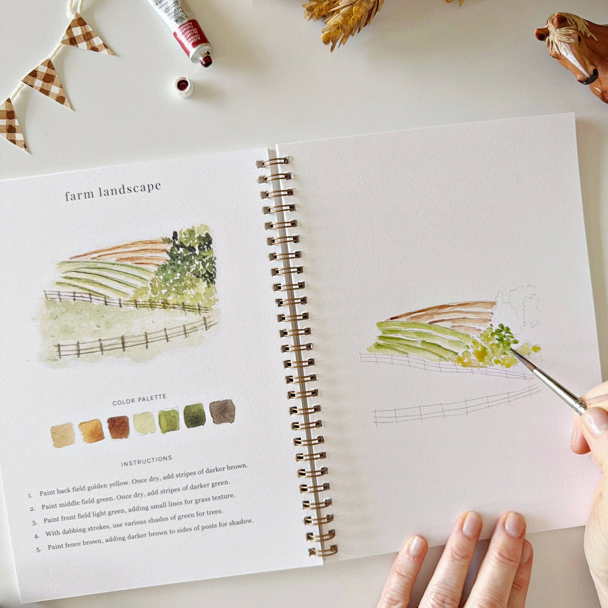 Farm Watercolor Workbook — alternate view 5