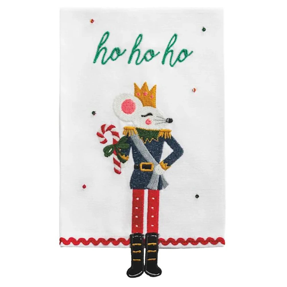 Dangle Leg Embroidery Hand Towels — alternate view 3