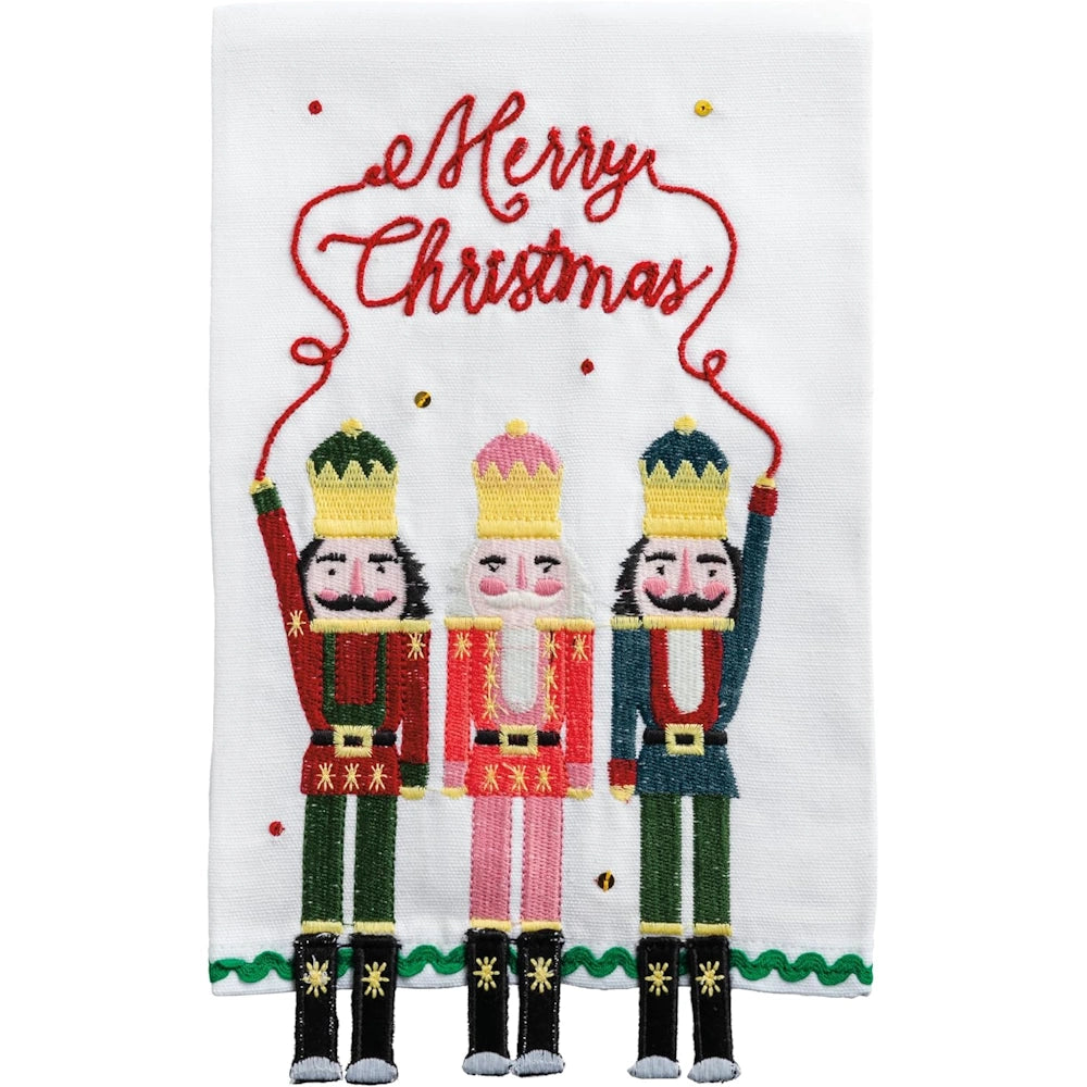 Dangle Leg Embroidery Hand Towels — alternate view 5