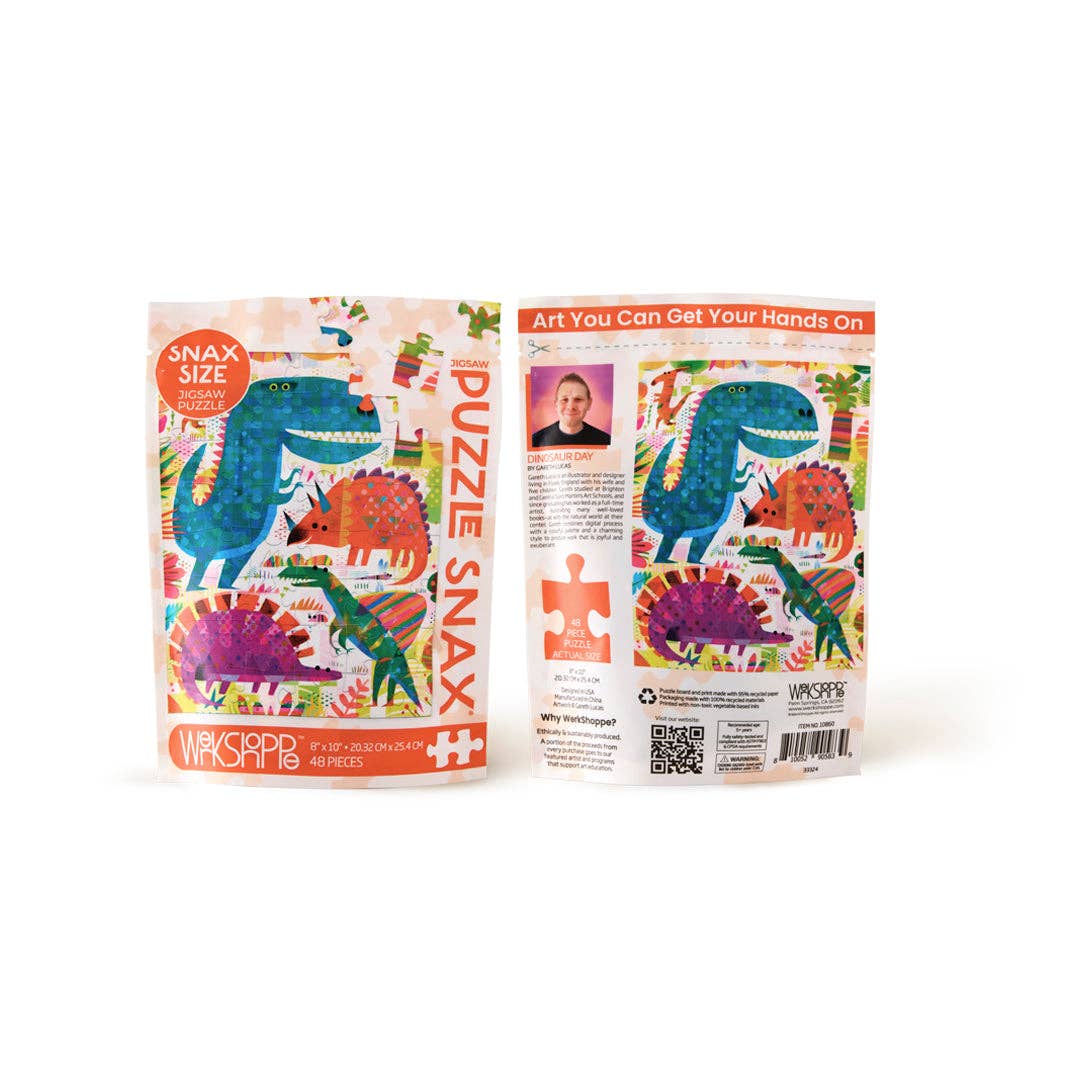 Dinosaur Day 48 Piece Puzzle Snax — alternate view 4