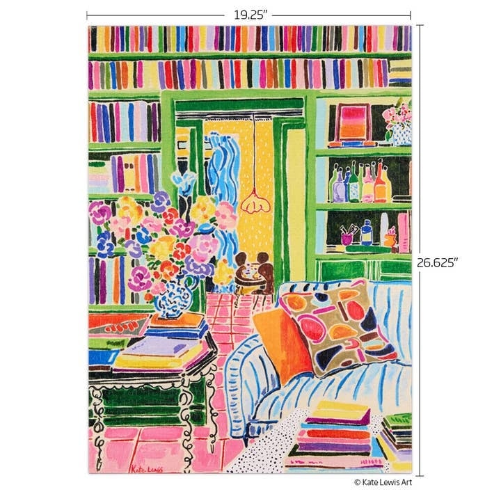 Books & Bouquets 1000 Piece Puzzle — alternate view 2