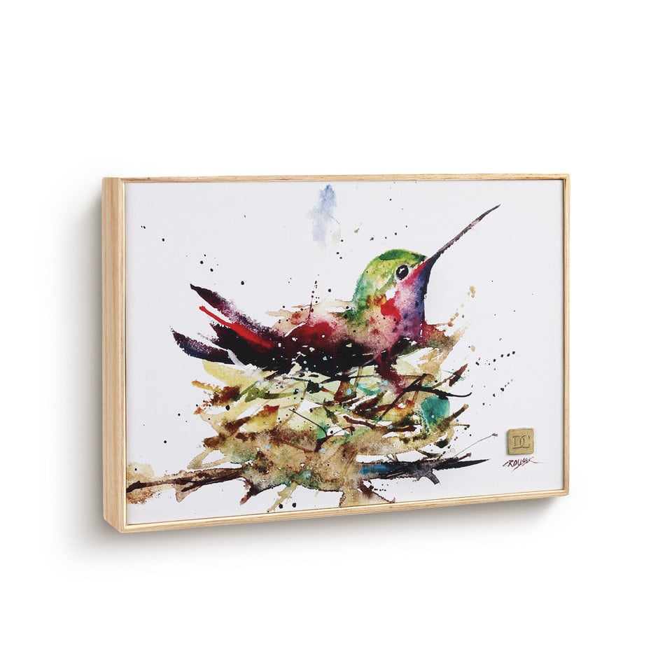 Hummingbird in Nest Wall Art — alternate view 3