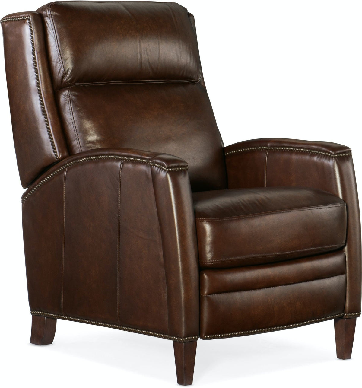 Declan Push Back Recliner - Brown — alternate view 2