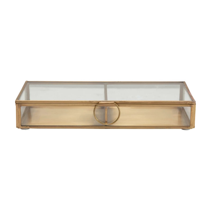 Brass and Glass Display Box — alternate view 2