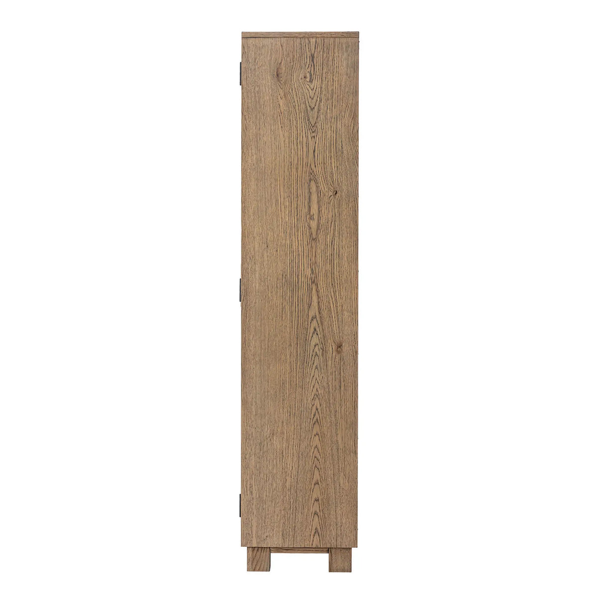 Oak Cabinet With 2 Glass Doors & 2 Shelves — alternate view 5