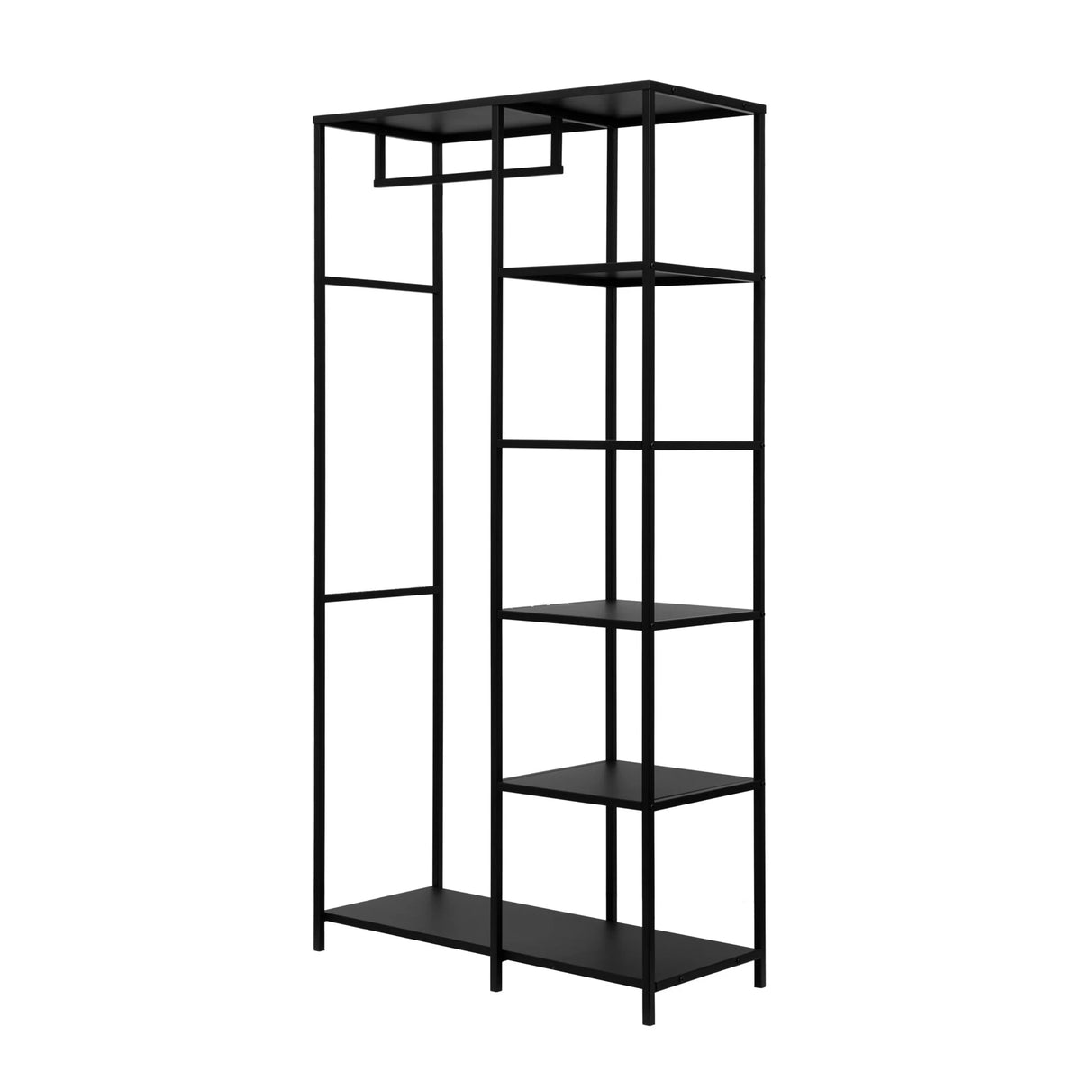 Metal Shelf with Shelves and Rod — alternate view 5