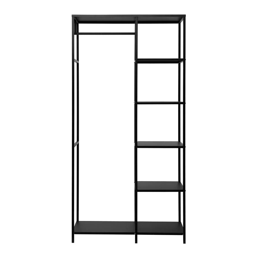 Metal Shelf with Shelves and Rod — alternate view 3