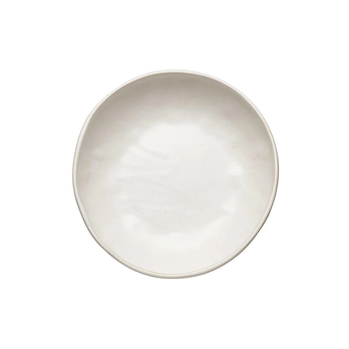 Stoneware Footed Pedestal Bowl, Reactive Glaze — alternate view 3