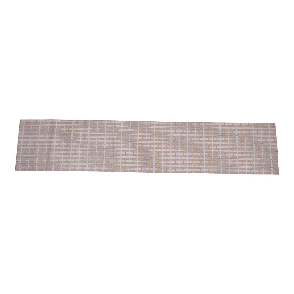 Cotton Printed Table Runner, Red & Yellow — alternate view 2