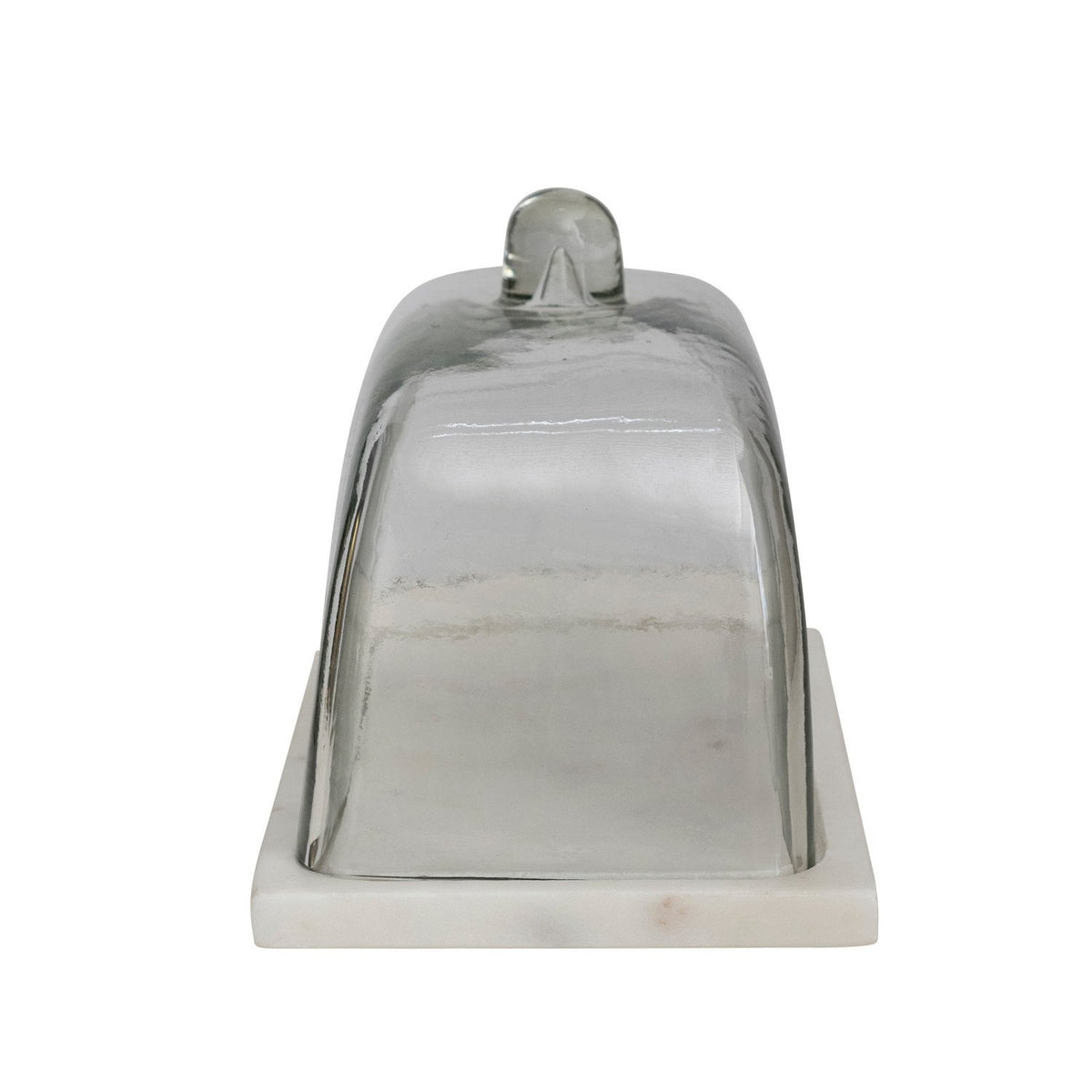 Glass Cloche With White Marble Base — alternate view 4