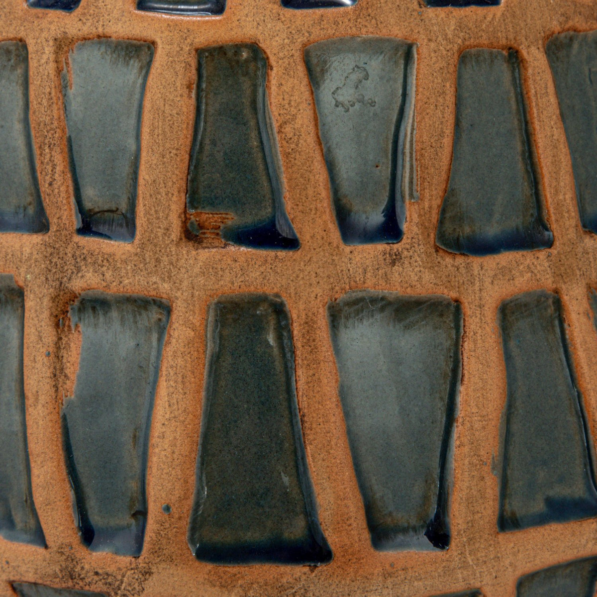 Debossed Terra-cotta Vase & Blue — alternate view 5