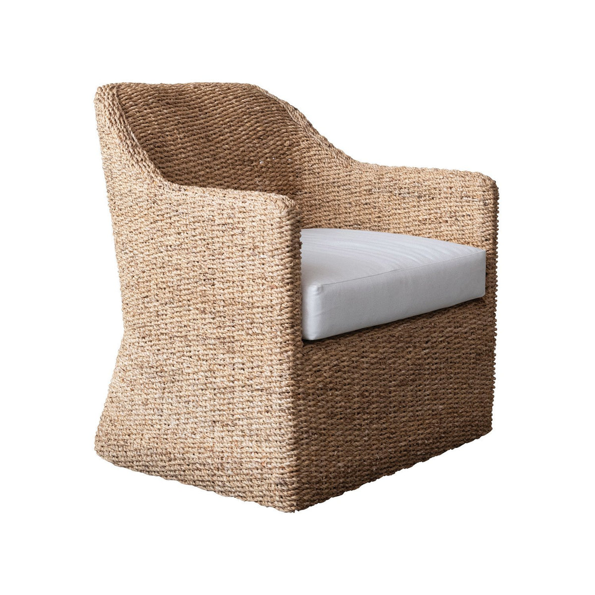 Woven Water Hyacinth & Acacia Wood Chair — alternate view 2