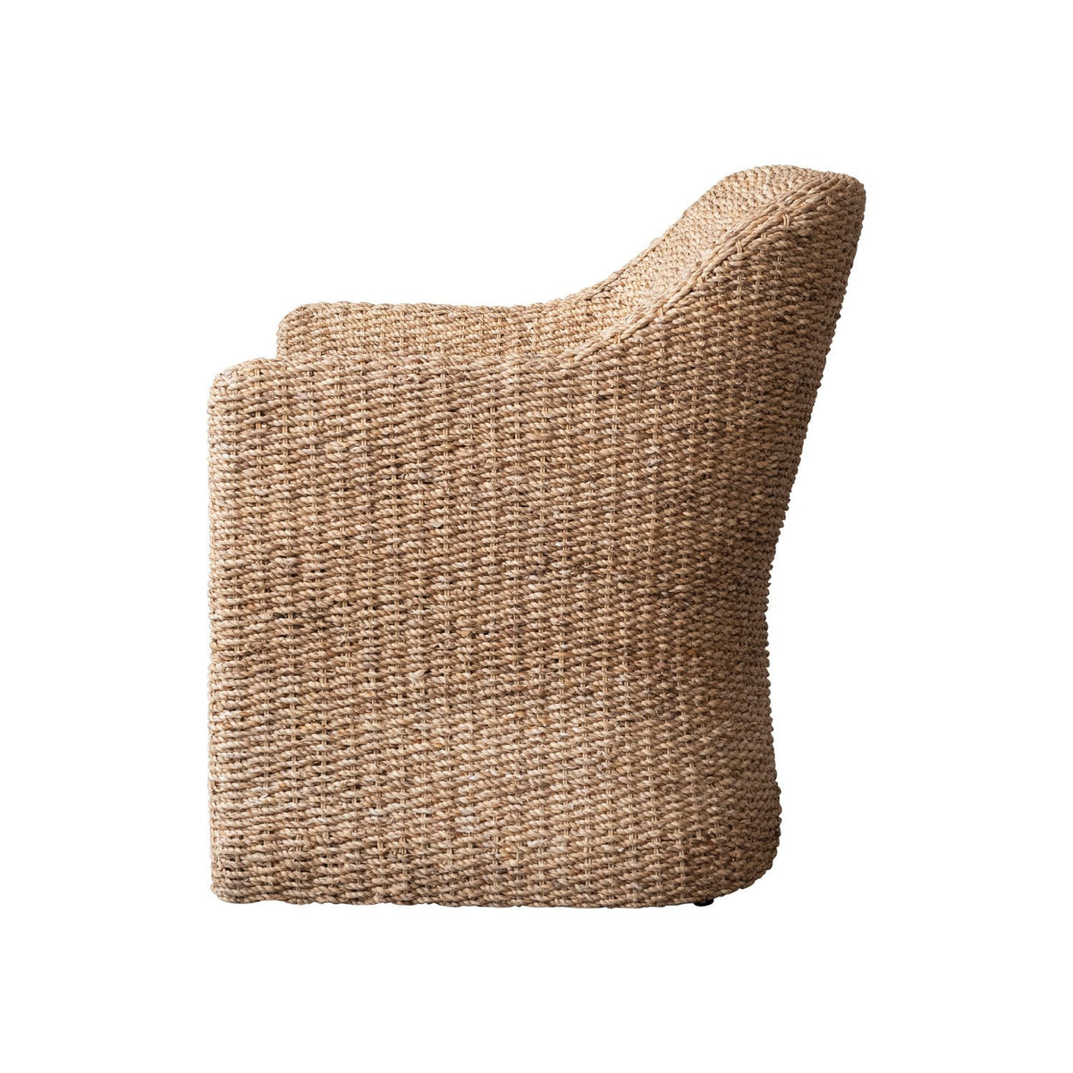 Woven Water Hyacinth & Acacia Wood Chair — alternate view 4
