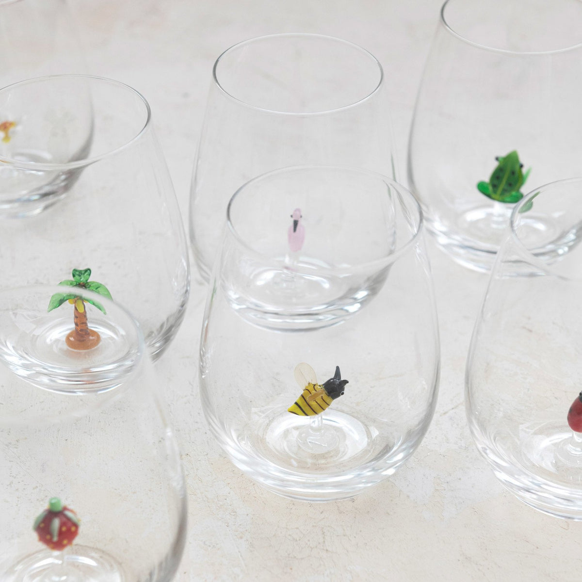 Stemless Wine Glass With Figure Inside — alternate view 3