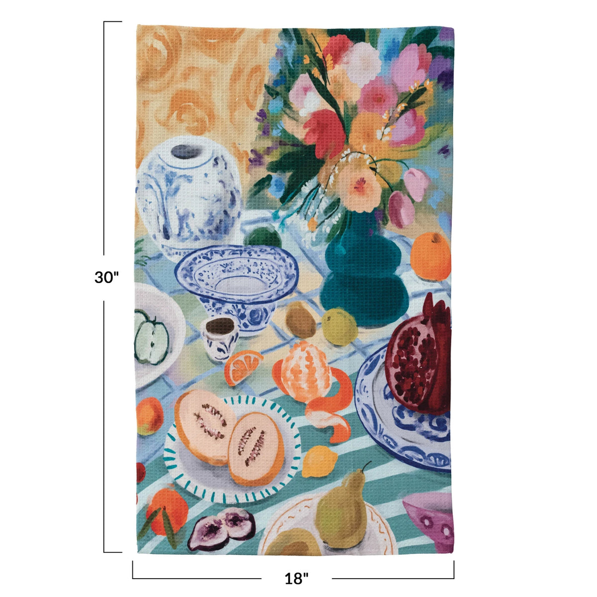 Recycled Microfibre Tea Towel With Still Life — alternate view 2