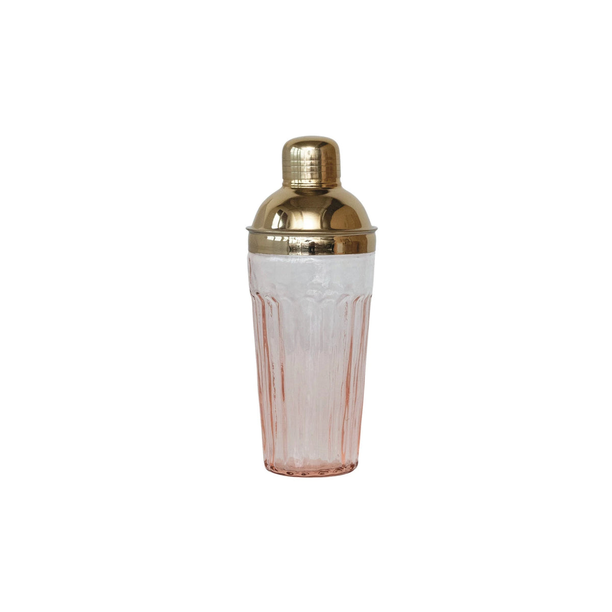Pink & Gold Finish  Cocktail Shaker — alternate view 4