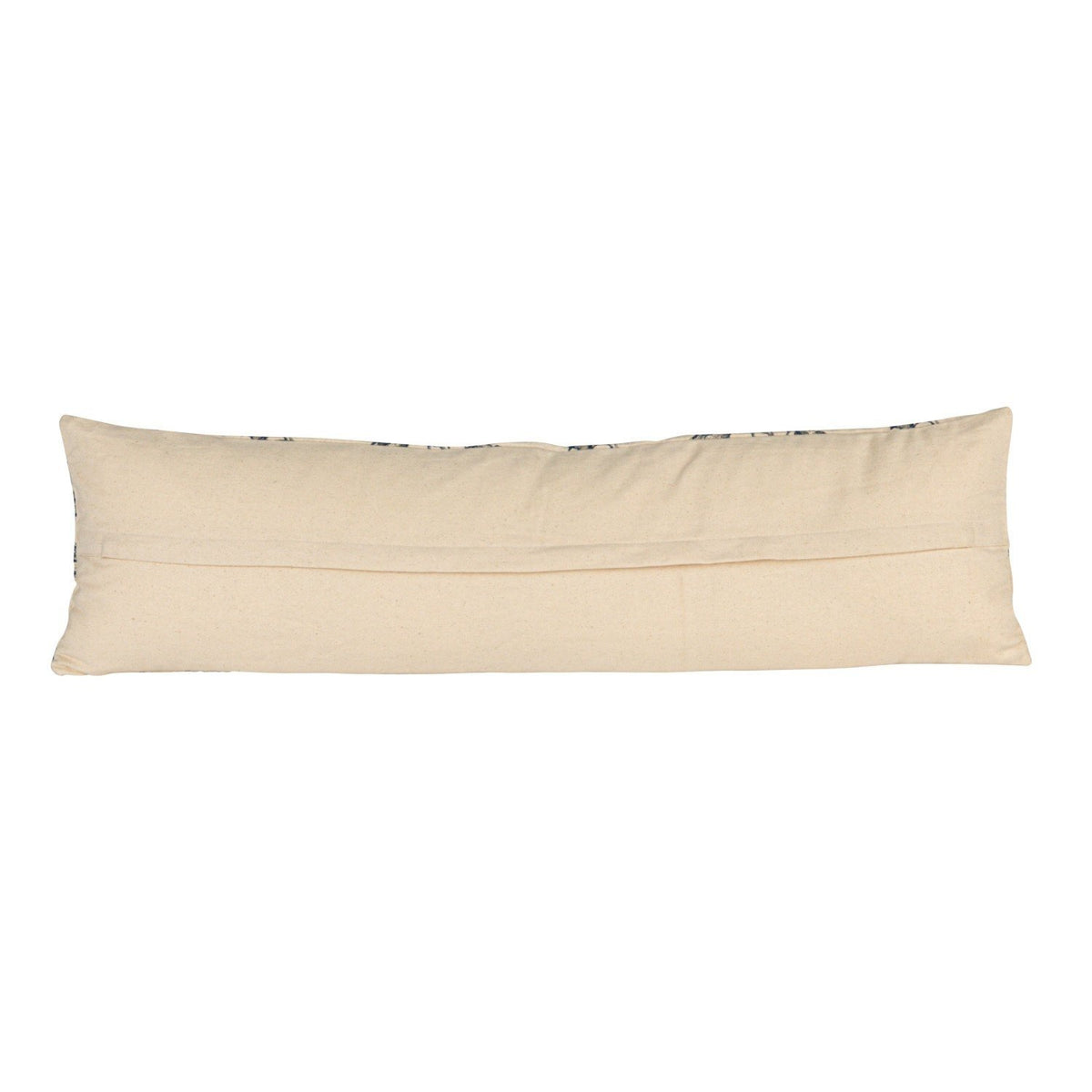 Cotton & Linen Printed Lumbar Pillow-36"L x 10"H — alternate view 2