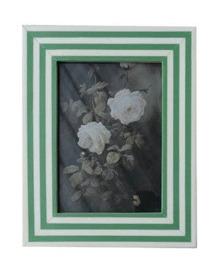 Photo Frame With Inlaid Stripes, 4 Colors Pink — alternate view 4