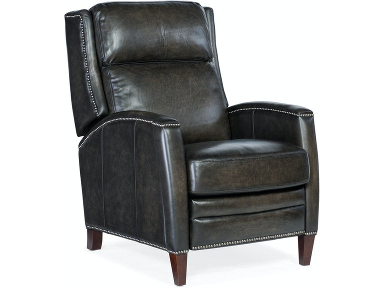 Declan Push Back Recliner-Gunmetal
