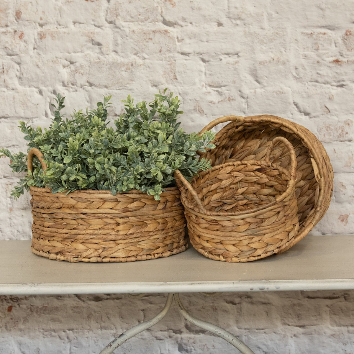 Medium Arrow Woven Basket