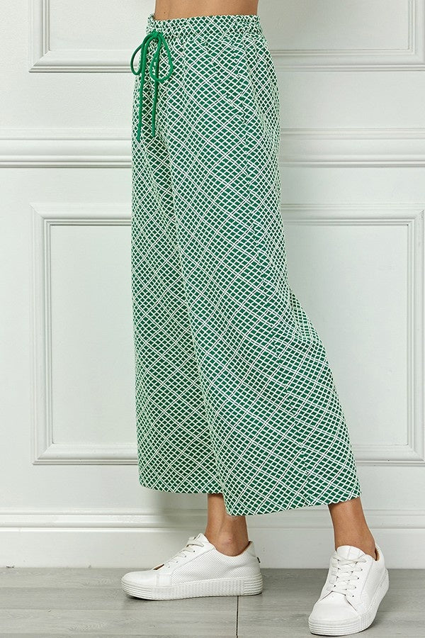 Cropped Wide Texture Pants — alternate view 4