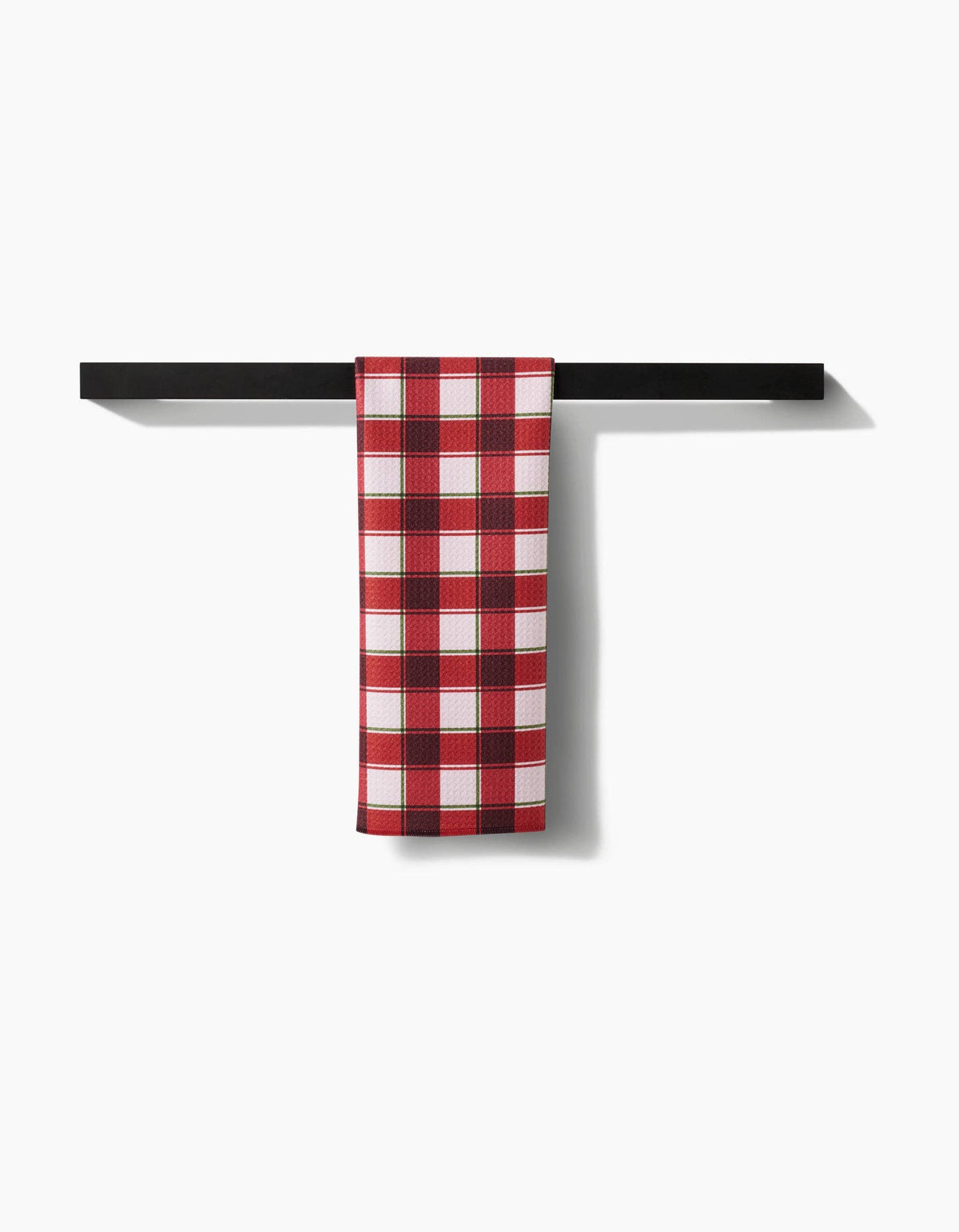 Jingle Plaid Tea Towel — alternate view 4