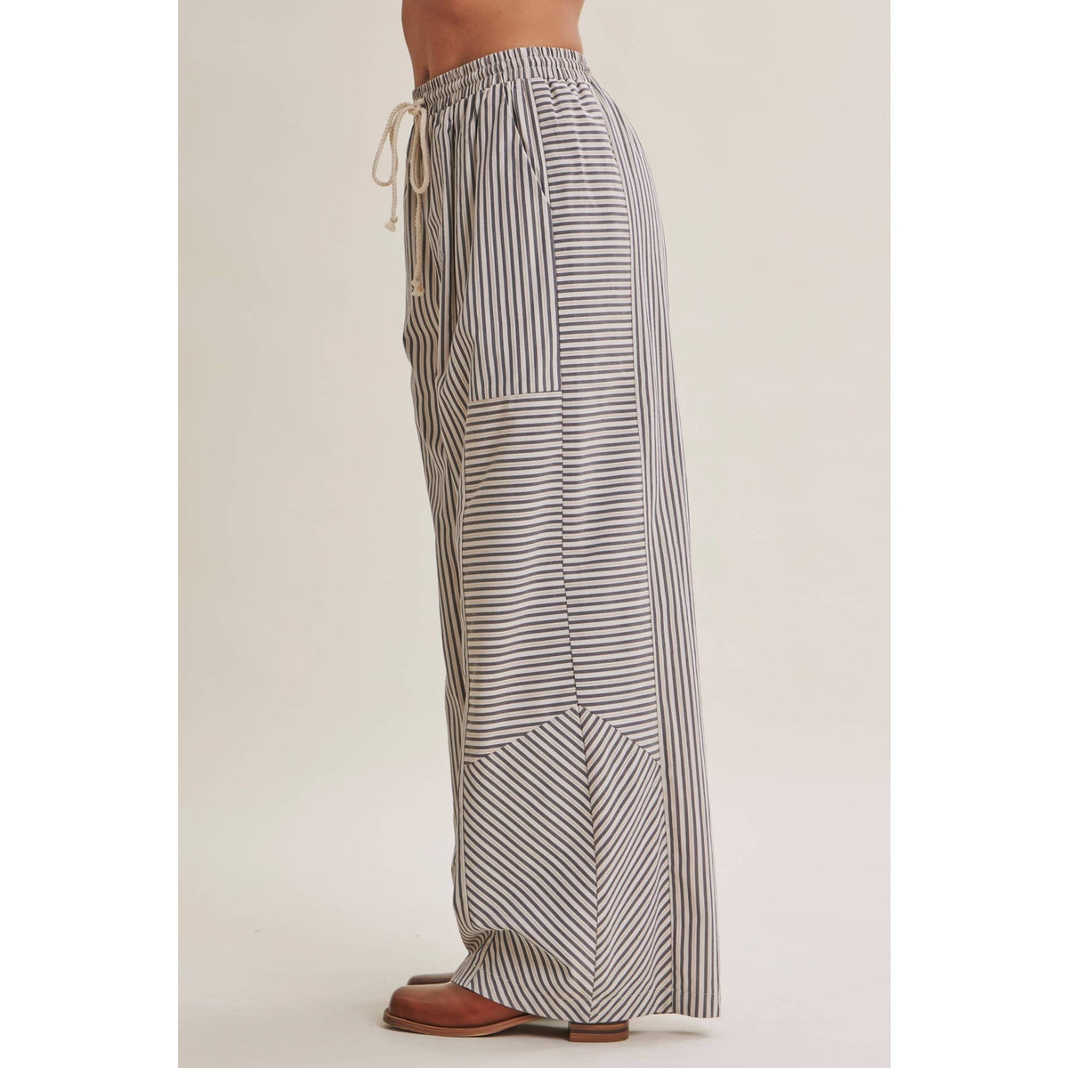 Striped Wide-Leg Pants — alternate view 18