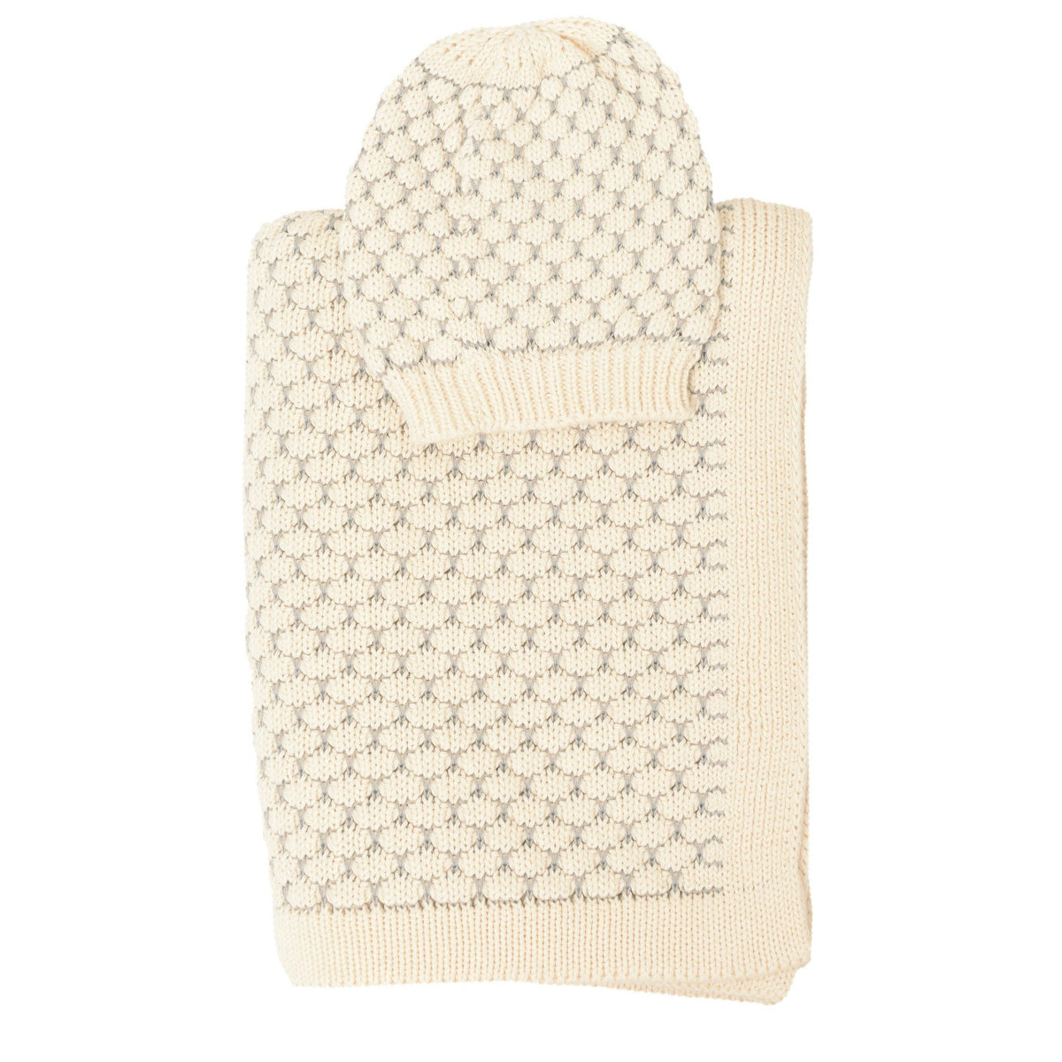 Snuggle Baby Blanket and Beanie Set