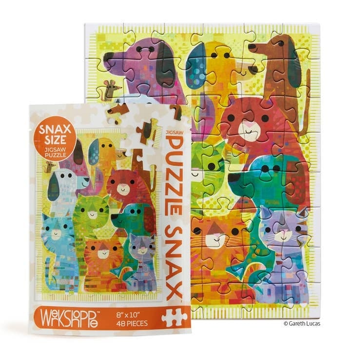 Tats and Dods | 48 Piece Kids Puzzle Snax