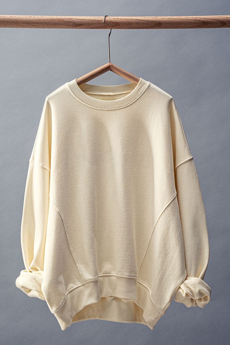 Crew Neck  Organic Cotton  Sweatshirt — alternate view 6