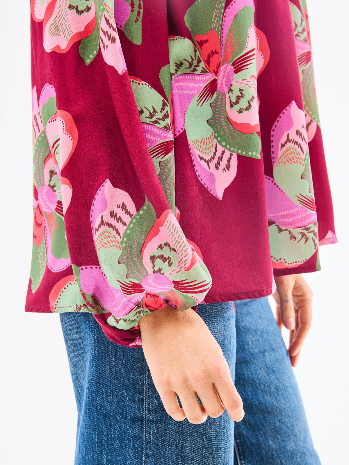 Janelle Top | Center Stage Plum — alternate view 2