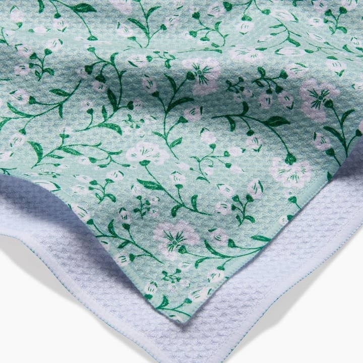 Plumbago Bloom Tea Towel — alternate view 2