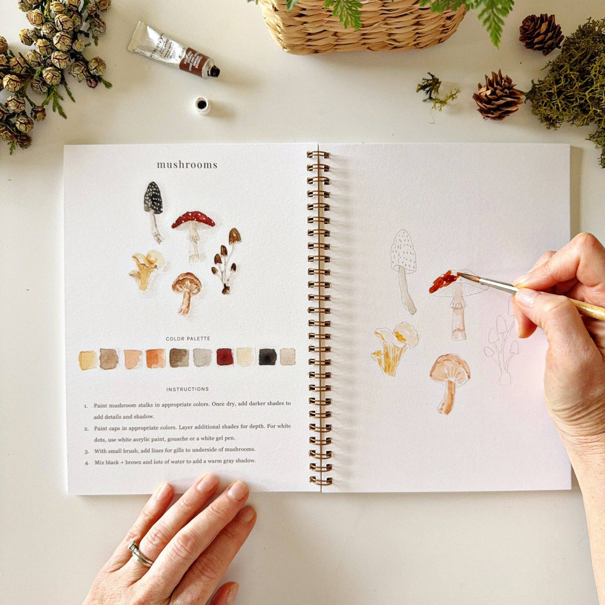 Woodland Watercolor Workbook — alternate view 6