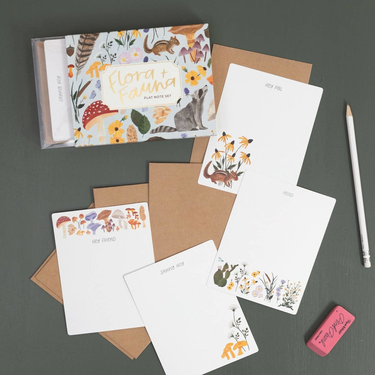 Flora & Fauna Flat Note Set — alternate view 6