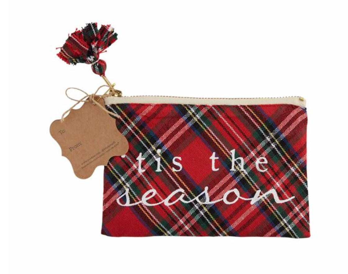 Tis Season Tartan Gift Pouch