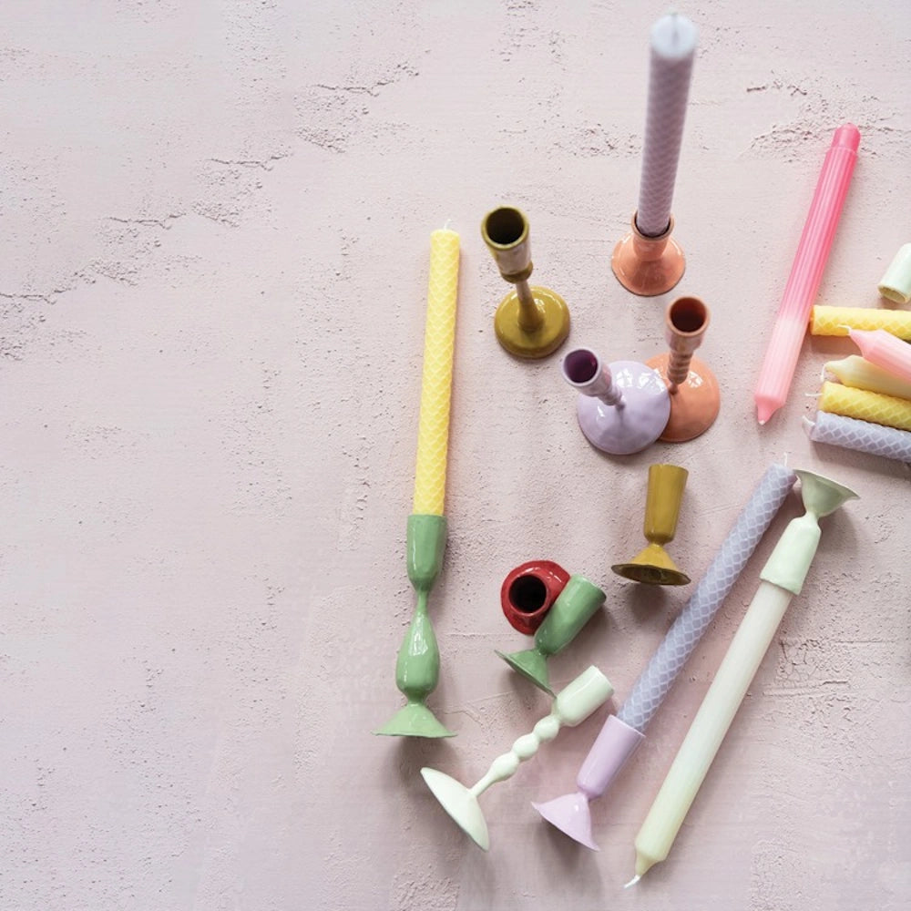 Enameled Metal Taper Holders — alternate view 2