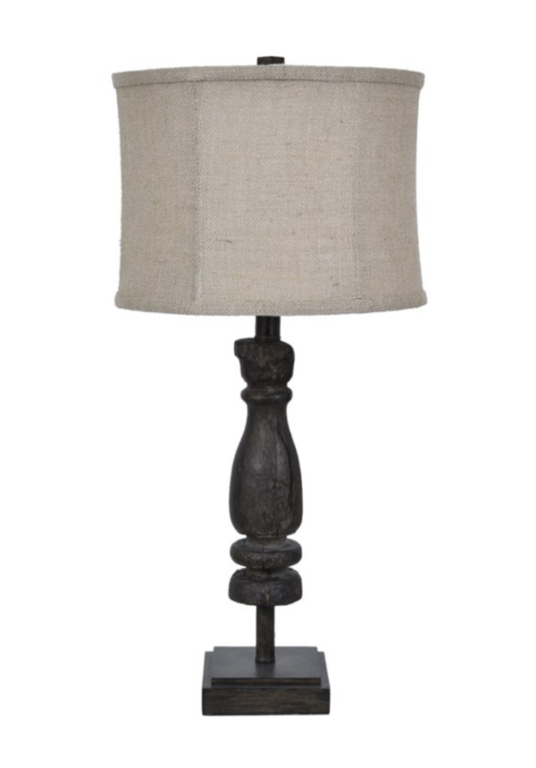 Wooden Relic Table Lamp