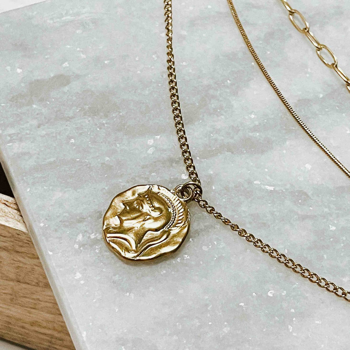 Logan Layered Pendant Necklace — alternate view 5