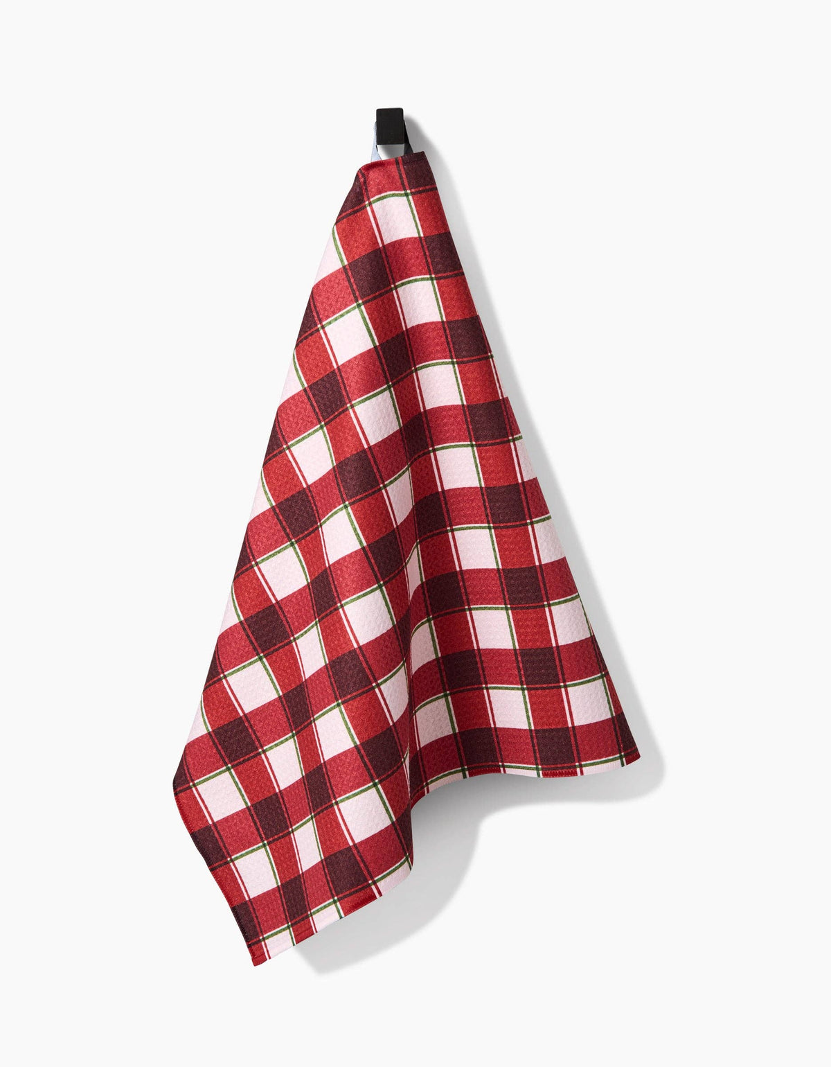 Jingle Plaid Tea Towel — alternate view 2