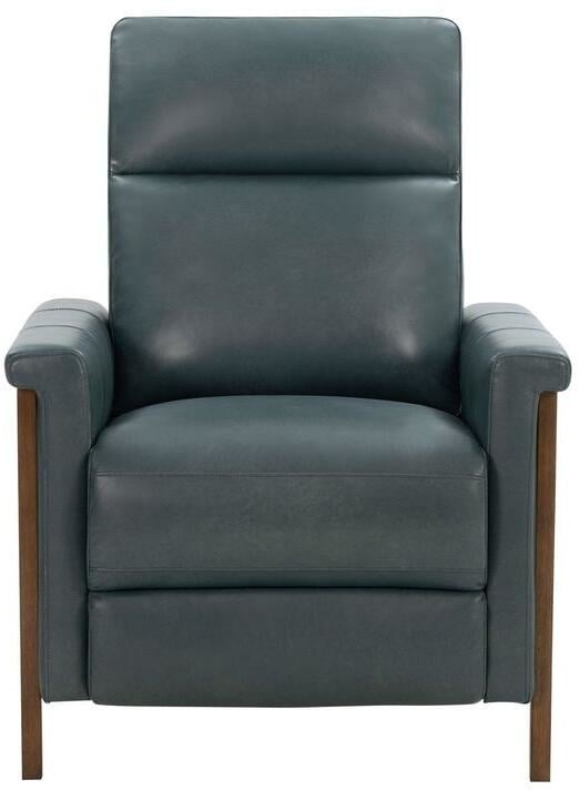 Lewiston Push Thru The Arms Recliner - Roma Bluegray — alternate view 2