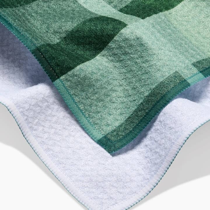 Shamrock Plaid Tea Towel — alternate view 3